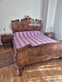 Letto e comodini anni 40