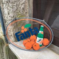 Insegna Fanta in vetro