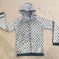 giacca-pigiama Tezenis grigio pois 11-11-13 anni