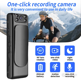 Mini Bodycam 1080P HD visione notturna sport AUTO