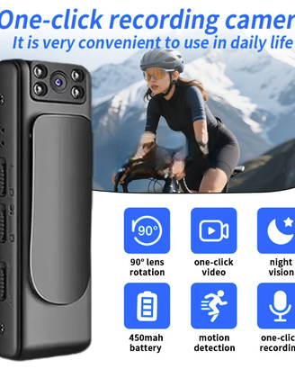 Mini Bodycam 1080P HD visione notturna sport AUTO