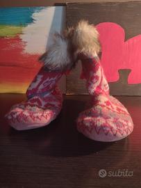 Pantofole a stivaletti per bambina