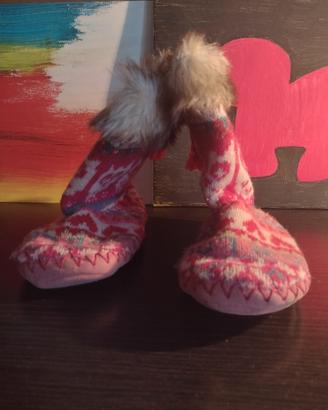 Pantofole a stivaletti per bambina