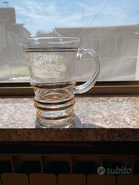 Caraffa vintage della Federal Glass company,