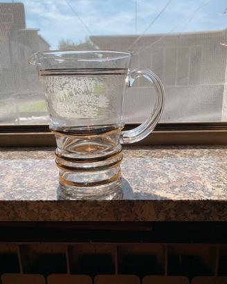 Caraffa vintage della Federal Glass company,