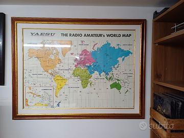 mappa mondiale radioamatori 