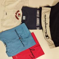 t shirt e pantaloncini Tommy