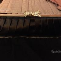 Borsetta / clutch da cerimonia Chiara P. blu scuro