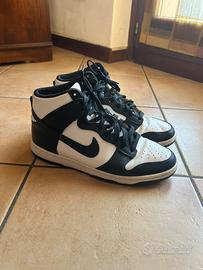 Nike Dunk High Panda Bianco e Nero Uomo 42.5