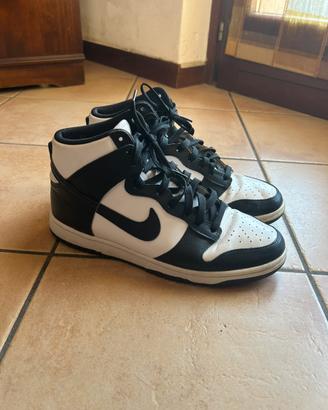 Nike Dunk High Panda Bianco e Nero Uomo 42.5