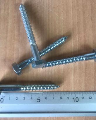 6a Tirafondi x legno MM. 10X 80 Pz.55
