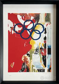 Anelli Olimpici - Mimmo Rotella