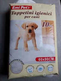 TAPPETINI IGIENICI PER CANI N. 1 PACCO DA 10 PEZZI