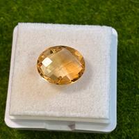 Citrino giallo 4.00 ct taglio ovale naturale
