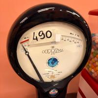 bilancia Suprema un piatto restaurata nera