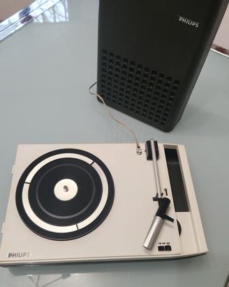 Giradischi fonovaligia vintage Philips 22 GF113 