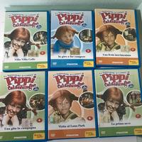 set 6 dvd Pippi Calzelunghe DeA pianeta Junior 