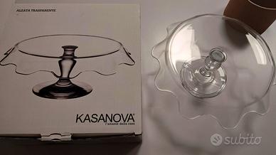 Alzata torta in vetro