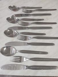 servizio posate acciaio inox 18/10 per 4