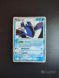 Carta Pokemon Kyogre ex 37 ita promo holo old