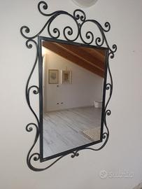 Specchio in ferro battuto
