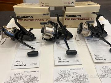 3 mulinelli Shimano Big Baitrunner LC+Box+Libretti
