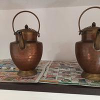 Oggetti di rame battuto 