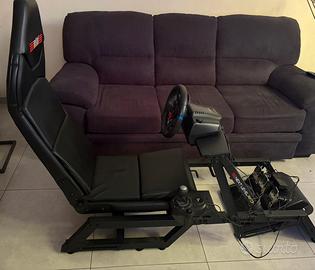 Postazione next level racing f-gt con logitech g29