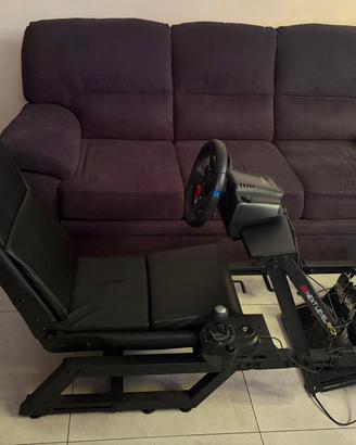 Postazione next level racing f-gt con logitech g29