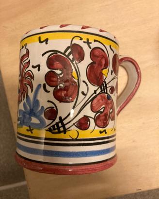 2 Bicchieri ceramica larce orvieto