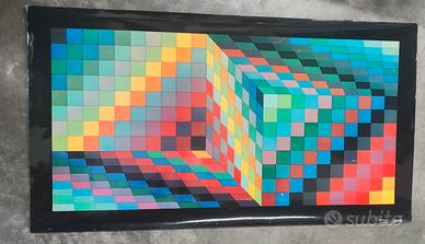 Víctor Vasarely Axo-77  stampa 1969 Edition du Gri