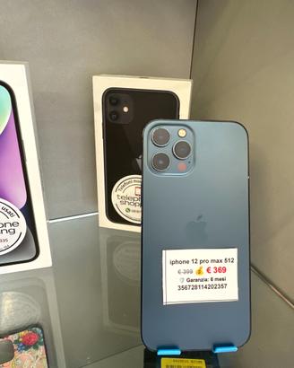 iPhone 12 Pro Max – 512GB batteria 100% Garanzia