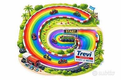 pista karting arcobaleno Trevi 