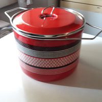 Pentola da cucina smaltata multiuso nuova