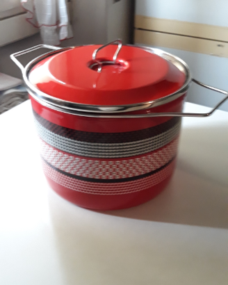 Pentola da cucina smaltata multiuso nuova