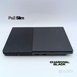 Console Sony Ps2 slim Playstation 2 Charcoal Black