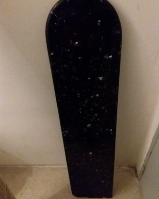 Mensola coprimuretto pietra nera lucida