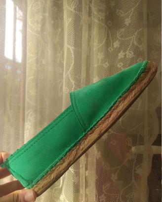 Espadrillas verde acqua