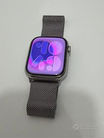 Apple Watch S8 45mm GPS+Cellular Acciaio+Cint.Mila
