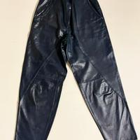 Pantaloni pelle Gianni Versace tg.42 da collezione