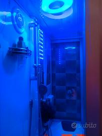 Box vasca idromassaggio, doccia, bagno turco