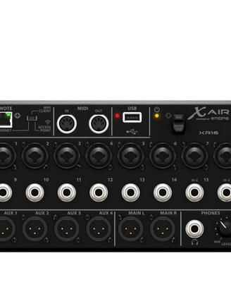 MIXER DIGITALE XAIR WIFI 16 CANALI, 8 PREAMP MIDAS