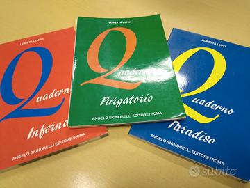 Quaderno Inferno Purgatorio Paradiso -Loretta Lupo