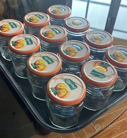 Vasetti per conserve 330 ml con coperchio fliflop