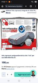 Telo copriauto antigrandine 