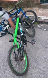 Bmx verde nera buone condizioni