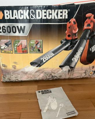 Soffiatore Aspiratore Black & Decker 2600W GW2600