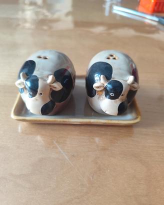Set mucche sale & pepe 