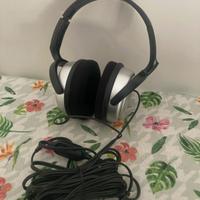 PHILIPS SHP2500/10 CUFFIE, Nero/cromato