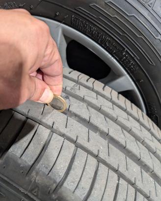 4 Cerchi in lega originali BMW 16" + Gomme 205/60